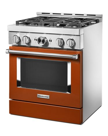 KitchenAid® 30'' Smart Commercial-Style Gas Range with 4 Burners