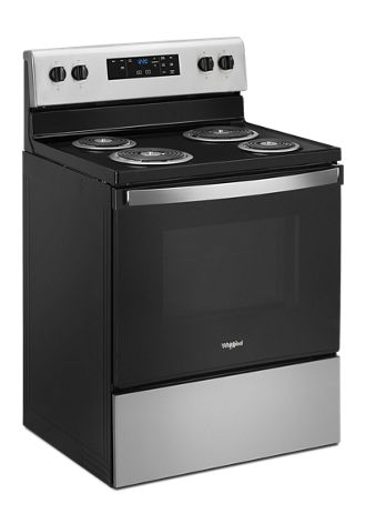 4.8 cu. ft. Electric Range with Keep Warm setting.
