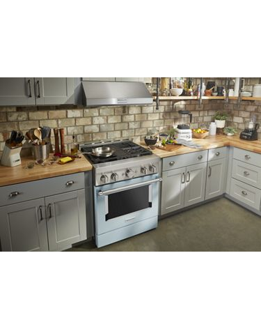 KitchenAid® 30'' Smart Commercial-Style Gas Range with 4 Burners