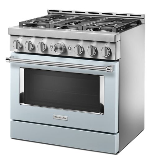 KitchenAid® 36'' Smart Commercial-Style Gas Range with 6 Burners