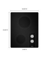 15-inch Electric Cooktop with Easy Wipe Ceramic Glass