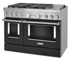 KitchenAid® 48'' Smart Commercial-Style Dual Fuel Range with Griddle