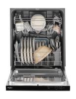 Quiet Dishwasher with Adjustable Upper Rack