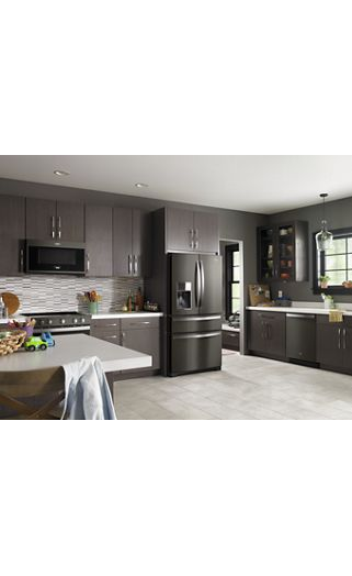 36-inch Wide 4-Door Refrigerator with Exterior Drawer - 26 cu. ft.