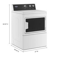 Commercial-Grade Residential Electric Dryer - 7.4 cu. ft.