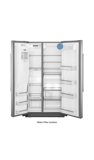 36- Inch Wide Counter Depth Side-by-Side Refrigerator- 21 Cu. Ft.