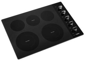 30-inch Electric Ceramic Glass Cooktop with Two Dual Radiant Elements