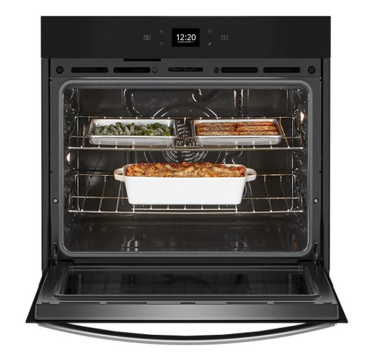 5.0 Cu. Ft. Single Wall Oven with Air Fry When Connected.