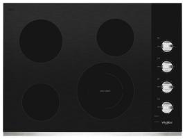 30-inch Electric Ceramic Glass Cooktop with Dual Radiant Element