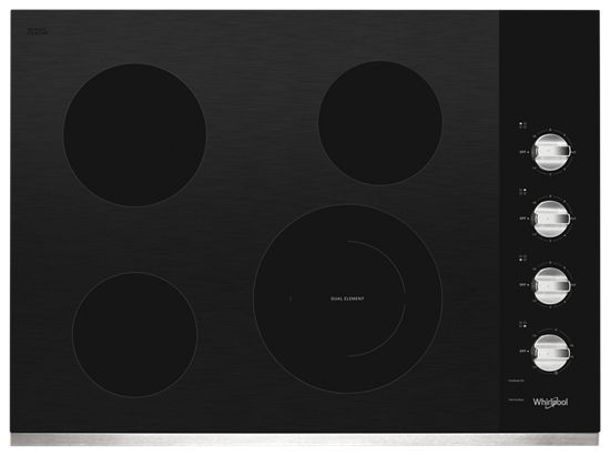 30-inch Electric Ceramic Glass Cooktop with Dual Radiant Element