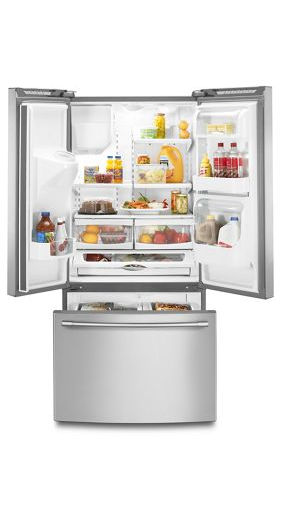 33- Inch Wide French Door Refrigerator with Beverage Chiller™ Compartment - 22 Cu. Ft.