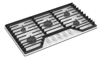 36-inch Gas Cooktop with EZ-2-Lift™ Hinged Cast-Iron Grates