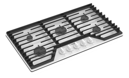 36-inch Gas Cooktop with EZ-2-Lift™ Hinged Cast-Iron Grates