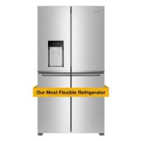 36-Inch Counter Depth 4 Door Refrigerator with Ice Maker in Door
