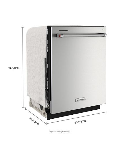 44 dBA Dishwasher in PrintShield™ Finish with FreeFlex™  Third Rack