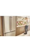 20 cu. ft. 36-Inch Width Counter-Depth French Door Refrigerator with Interior Dispensev