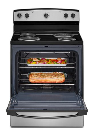 Amana® 30-inch Electric Range with Easy-Clean Glass Door