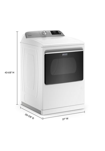 Smart Top Load Gas Dryer with Extra Power - 7.4 cu ft.