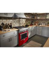 KitchenAid® 30'' Smart Commercial-Style Dual Fuel Range with 4 Burners