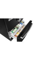 26.8 cu. ft. 36-Inch Width Standard Depth French Door Refrigerator with Exterior Ice and Water and PrintShield™ finish
