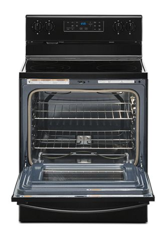 5.3 cu. ft. Whirlpool® electric range with Frozen Bake™ technology.