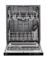 Quiet Dishwasher with Adjustable Upper Rack