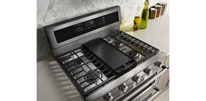 30-Inch 5 Burner Gas Double Oven Convection Range