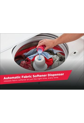 Large Capacity Top Load Washer with High-Efficiency Agitator