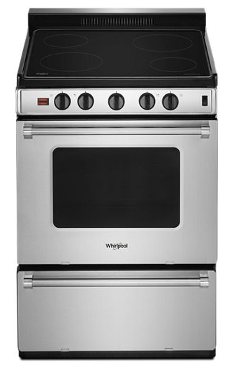 24-inch Freestanding Electric Range with Upswept SpillGuard™ Cooktop