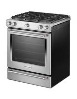 30-Inch 5 Burner Gas Convection Slide-In Range with Baking Drawer
