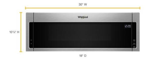 1.1 cu. ft. Low Profile Microwave Hood Combination