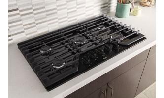 36-inch Gas Cooktop with EZ-2-Lift™ Hinged Cast-Iron Grates.