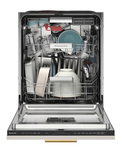39 dBA Panel-Ready Flush-to-cabinet Dishwasher with FreeFlex™ Fit Third Level Rack