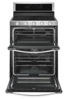 6.0 Cu. Ft. Gas Double Oven Range with EZ-2-Lift™ Hinged Grates