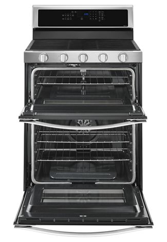 6.0 Cu. Ft. Gas Double Oven Range with EZ-2-Lift™ Hinged Grates