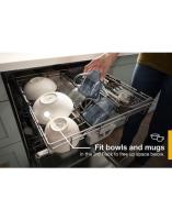 Fingerprint Resistant Quiet Dishwasher with 3rd Rack & Large Capacity