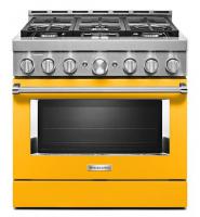 KitchenAid® 36'' Smart Commercial-Style Gas Range with 6 Burners