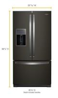 36-inch Wide French Door Refrigerator - 27 cu. ft.