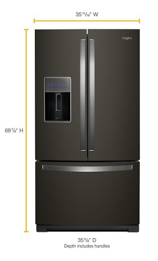 36-inch Wide French Door Refrigerator - 27 cu. ft.