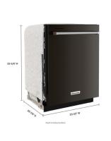 44 dBA Dishwasher in PrintShield™ Finish with FreeFlex™  Third Rack