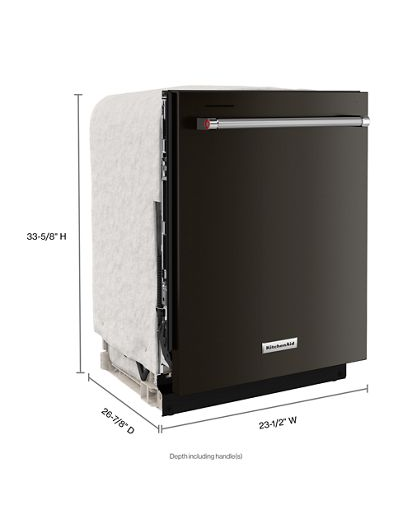 44 dBA Dishwasher in PrintShield™ Finish with FreeFlex™  Third Rack