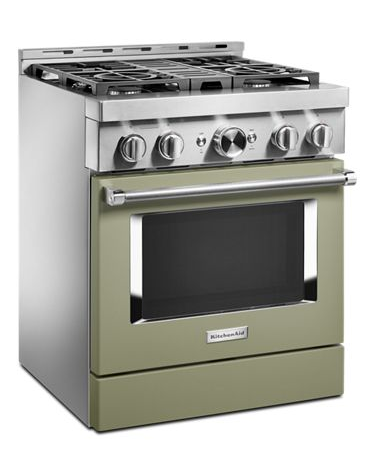 KitchenAid® 30'' Smart Commercial-Style Gas Range with 4 Burners