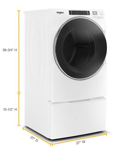 7.4 cu. ft. Front Load Electric Dryer with Steam Cycles