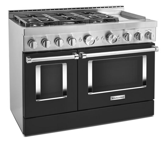  KitchenAid® 48'' Smart Commercial-Style Gas Range with Griddle