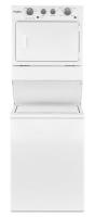 3.5 cu.ft Long Vent Gas Stacked Laundry Center 9 Wash cycles and Wrinkle Shield™