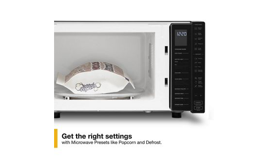 1.1 Cu. Ft. Capacity Countertop Microwave with 900 Watt Cooking Power