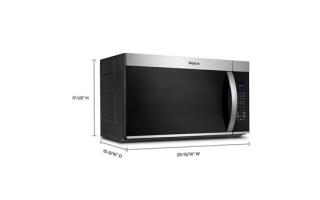 30’ W 1.9 cu. ft Over the range Microwave with Sensor Cooking