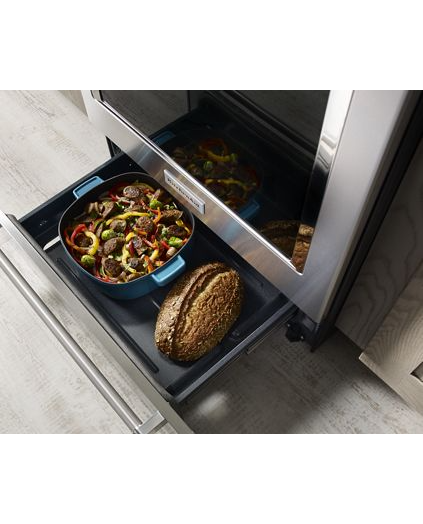 30-Inch 5-Element Electric Convection Slide-In Range with Baking Drawer