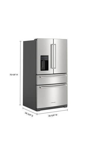 26.2 Cu. Ft. Multi-Door French Door Refrigerator with Platinum Interior