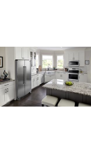 36-Inch Wide Side-by-Side Refrigerator - 25 cu. ft.